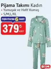 PİJAMA TAKIMI KADIN fiyat ve kampanya bilgisi